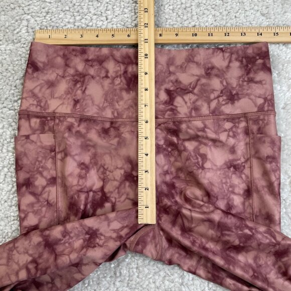 Athleta Salutation Stash Pocket 7/8 Legging Pink Tie Dye - Picture 6 of 8